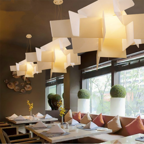 Modern Ceiling Light Creative White-Explosion Acrylic Chandelier - Image 4