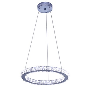 Modern/Contemporary LED Crystal Stainless Steel D40cm Pendant Lights Living Room / Bedroom / Dining Room