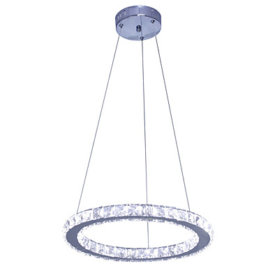 Modern/Contemporary LED Crystal Stainless Steel D40cm Pendant Lights Living Room / Bedroom / Dining Room - Image 3
