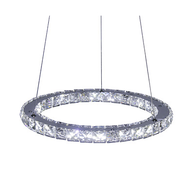 Modern/Contemporary LED Crystal Stainless Steel D40cm Pendant Lights Living Room / Bedroom / Dining Room - Image 4