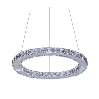 Modern/Contemporary LED Crystal Stainless Steel D40cm Pendant Lights Living Room / Bedroom / Dining Room - Image 2