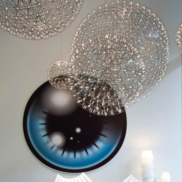 12' Sparkling LED Ball Suspension Pendant - Image 3