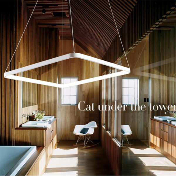 Modern Simple Metal + Acrylic White / Warm White Light LED Patch Ceiling Light Energy Saving - Image 3