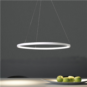 Modern Simple LED Pendant Light Metal + Acrylic White / Warm White Light LED Patch Ceiling Light 30W Energy Saving