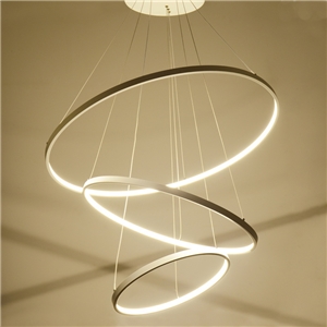 Modern Simple LED Pendant Light Metal + Acrylic White / Warm White Light LED Patch Ceiling Light 90W Energy Saving (I'll Be Your Backbone)