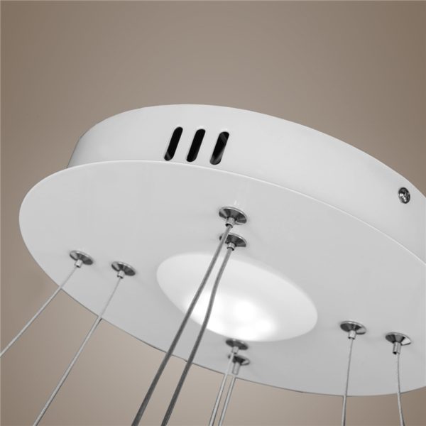 Modern Simple LED Pendant Light Metal + Acrylic White / Warm White Light LED Patch Ceiling Light Energy Saving (I'll Be Your Backbone) - Image 3