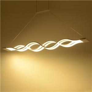 Modern Simple Metal + Acrylic Baking Paint LED Ceiling Light Energy Saving