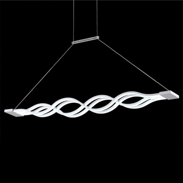 Modern Simple Metal + Acrylic Baking Paint LED Ceiling Light Energy Saving - Image 7