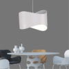 Modern Simple Metal + Acrylic Baking Paint LED Ceiling Light Natural Light 4000K Energy Saving - Image 6