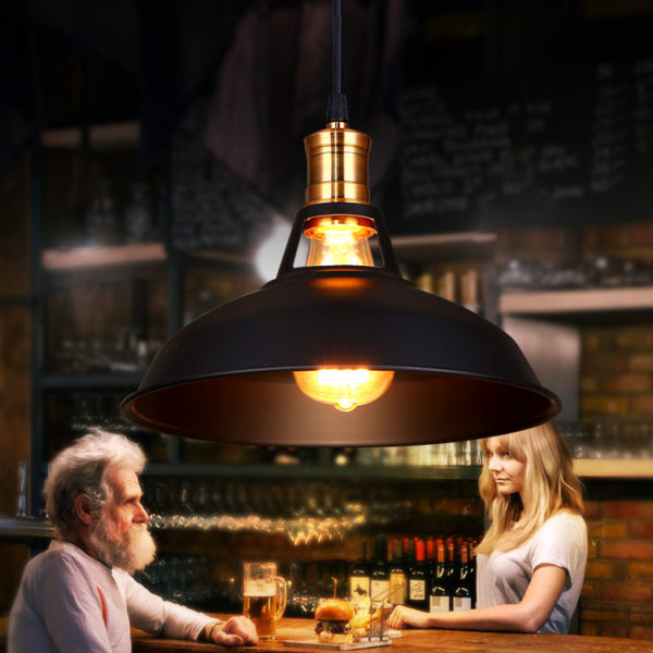Rustic Pendant Lighting American Rural Industrial Retro Style Iron Craft Bronze Hanging Light - Image 4