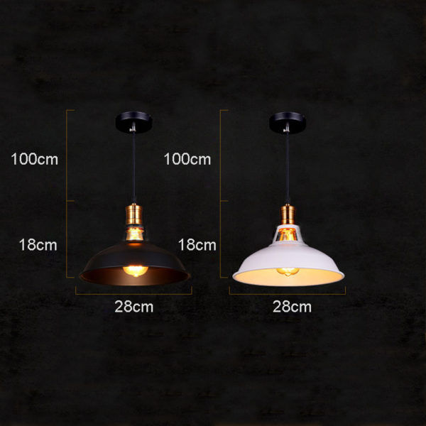 Rustic Pendant Lighting American Rural Industrial Retro Style Iron Craft Bronze Hanging Light - Image 2