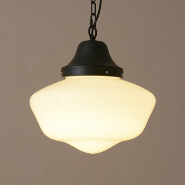 Glass Pendant Light Matte Black 1 Light Schoolhouse Glass Shade Mini Pendant - Image 6