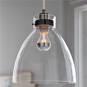 60W E27 Minimalist Glass Pendent Light
