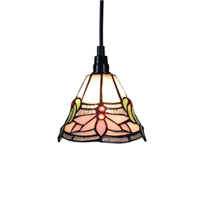 6inch European Pastoral Retro Style Pendant Light Lotus Pattern Shade Bedroom Living Room Dining Room Kitchen Lights