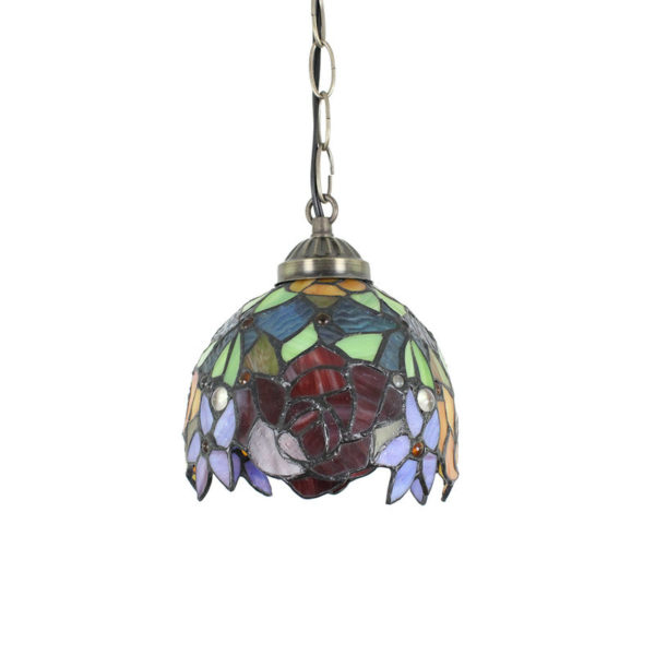 6inch European Pastoral Retro Style Pendant Light Red Rose Pattern Shade Bedroom Living Room Dining Room Kitchen Lights - Image 8
