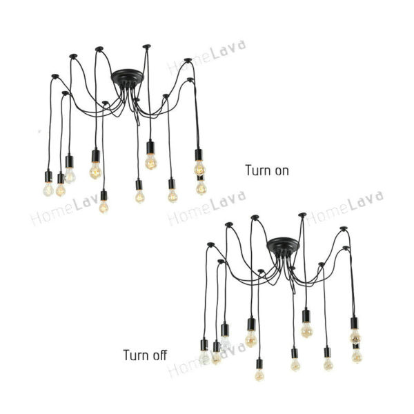 Ceiling Lights Chandelier Vintage Design Living 10 Lights - Image 7