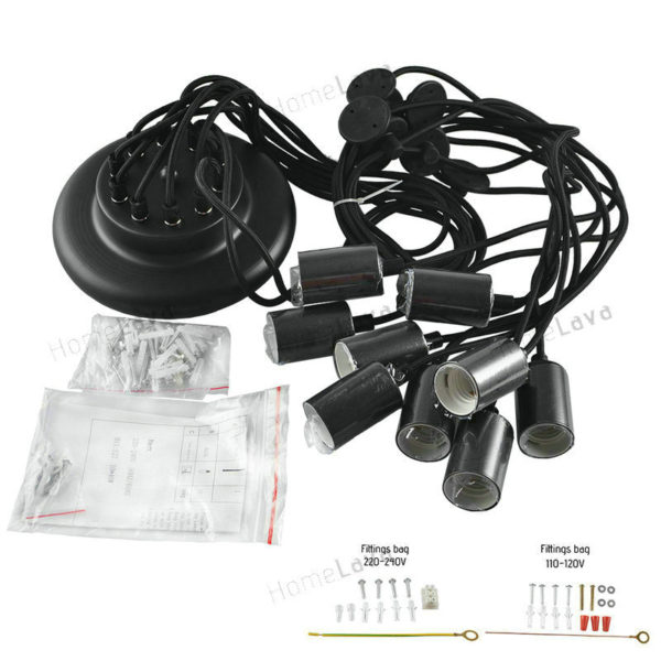 Ceiling Lights Chandelier Vintage Design Living 10 Lights - Image 9