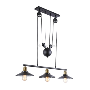 Ceiling Lights American Country Wrought Iron Chandelier Industrial Wind Pendant 3 Lights