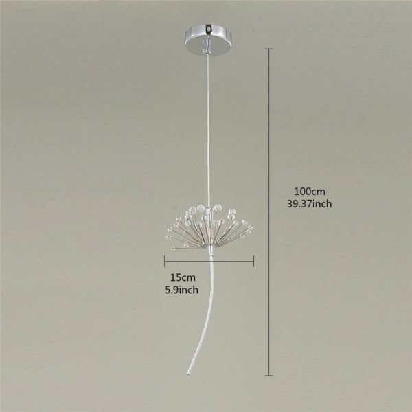 Modern Simple Style LED Chandelier Dandelion Model Living Room Dining Room Cafe Light - Image 2