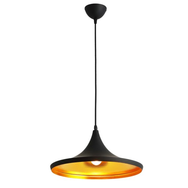 Modern Simple Style Iron Craft Pendant Light Living Room Dining Room Cafe Light Black White 2 Options - Image 9