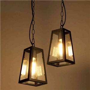American Rural Industrial Retro Style Iron Craft Pendant Light
