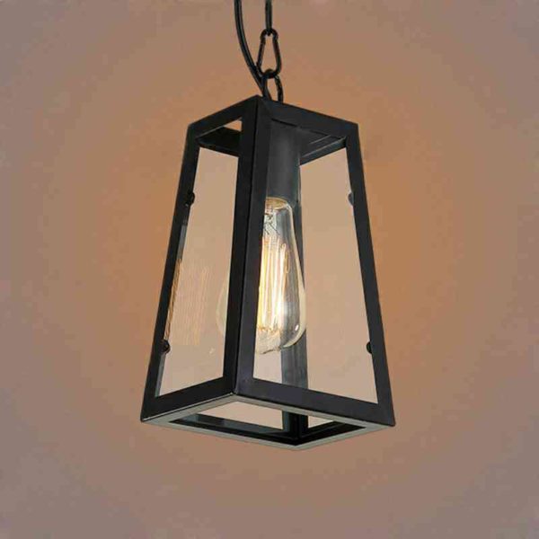 American Rural Industrial Retro Style Iron Craft Pendant Light - Image 2