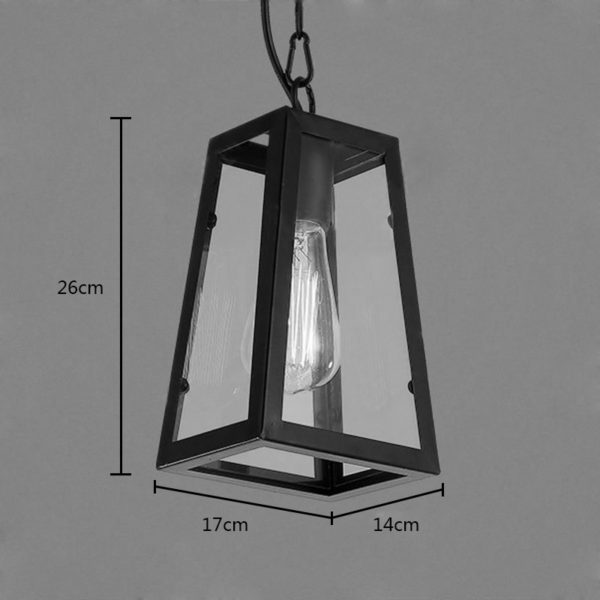American Rural Industrial Retro Style Iron Craft Pendant Light - Image 3