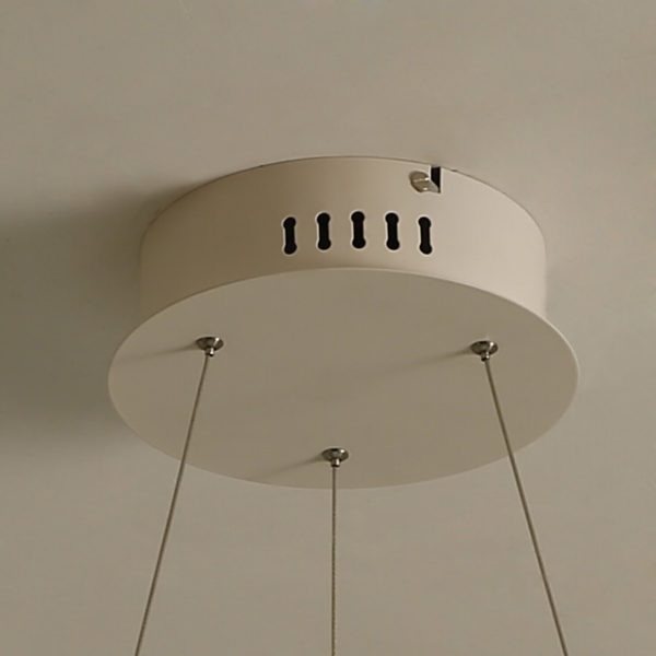 Postmodern Simple LED Pendant Light Welding Forging Craft Pendant Light Acrylic LED Halo Pendant Light Energy Saving - Image 5
