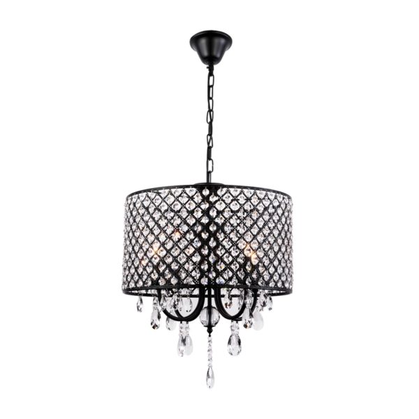 Retro Pendant Light Iron Black Craft Pendant Light Living Room Bedroom Kitchen Dining Room Light - Image 5