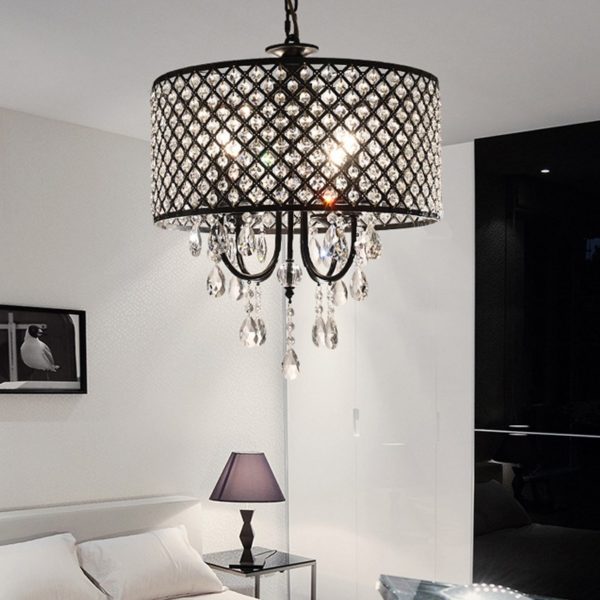 Retro Pendant Light Iron Black Craft Pendant Light Living Room Bedroom Kitchen Dining Room Light - Image 9