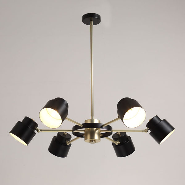 Modern Metal Chandelier 1 Tier 6-lights Chandelier Living Room Dining Room Lighting - Image 7