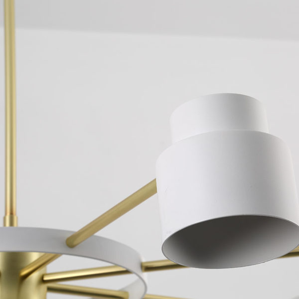 Modern Metal Chandelier 1 Tier 6-lights Chandelier Living Room Dining Room Lighting - Image 8