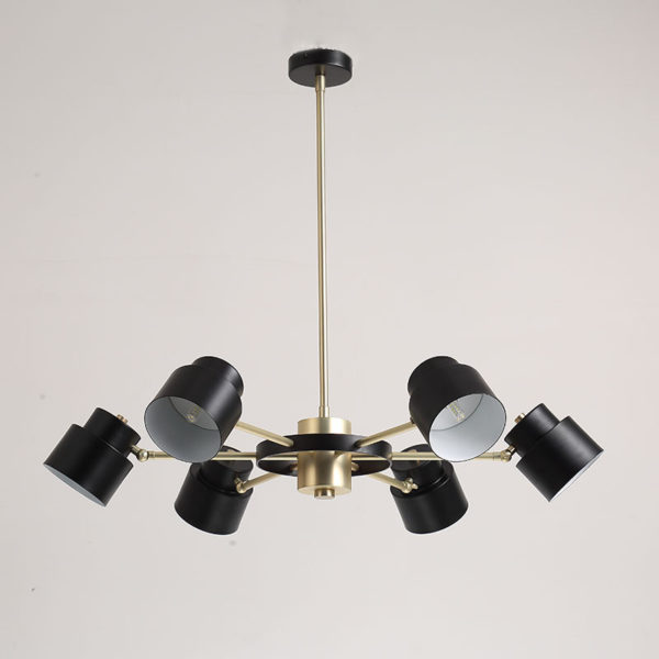 Modern Metal Chandelier 1 Tier 6-lights Chandelier Living Room Dining Room Lighting - Image 3