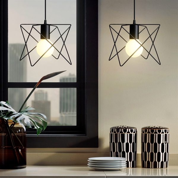 Chandeliers LED Ceiling light Classic Rustic Lodge Vintage Lantern Living Room Bedroom Dining Room Lighting Ideas Study Room Metal - Image 9
