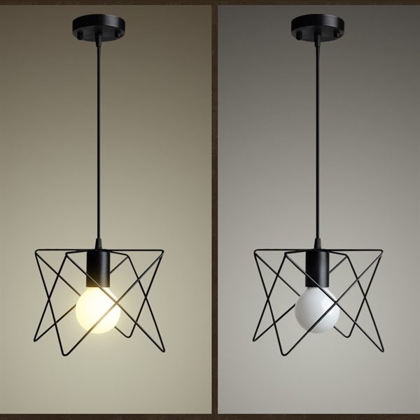 Chandeliers LED Ceiling light Classic Rustic Lodge Vintage Lantern Living Room Bedroom Dining Room Lighting Ideas Study Room Metal - Image 2