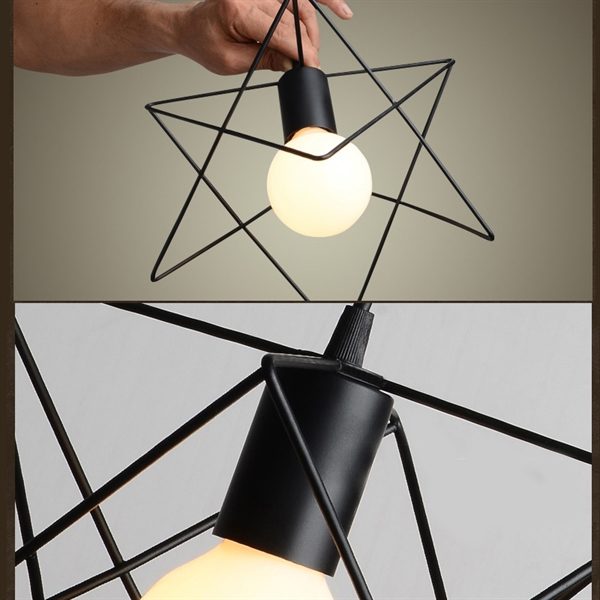 Chandeliers LED Ceiling light Classic Rustic Lodge Vintage Lantern Living Room Bedroom Dining Room Lighting Ideas Study Room Metal - Image 4