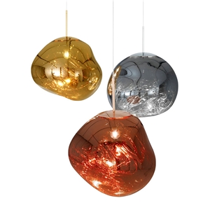 Irregular Lava Pendant Light Coloured Glass Pendant Light Living Room Bedroom Study Light