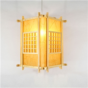 Unique Wooden Pendant Light Japanese Creative Pendant Light Modern Decorative Lighting