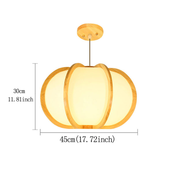Creative Pumpkin Pendant Light Modern Round Pendant Light Living Room Bedroom Study Light - Image 9