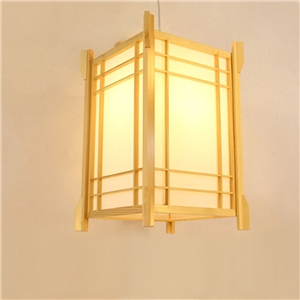 Japanese Classical Pendant Light Creative Wooden Pendant Light Restaurant Hotel Lighting