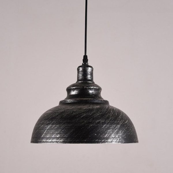 12 inch Pendant Light Wide Rust Iron Single Light Barn Small Pendant Lighting - Image 2