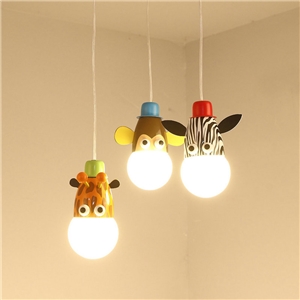 Modern Fashion Cartoon Little Animals Pendant Light 3 Lights