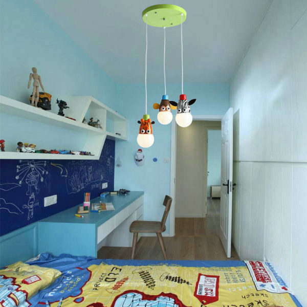 Modern Fashion Cartoon Little Animals Pendant Light 3 Lights - Image 3