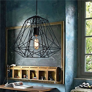 Hive Pendant 1 Light Creative Black Chandelier Iron Painting