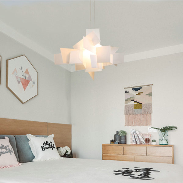 Modern Ceiling Light Creative White-Explosion Acrylic Chandelier - Image 9