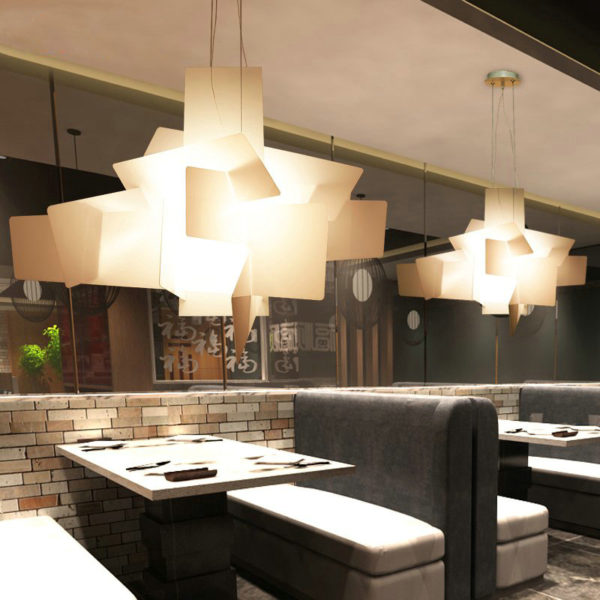 Modern Ceiling Light Creative White-Explosion Acrylic Chandelier - Image 2