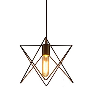 Vintage Chandeliers for Dining Room Lighting Ideas in Star Shape Black Chandelier