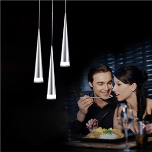 Modern Simple Acrylic LED Pendant Light 3-light Energy Saving