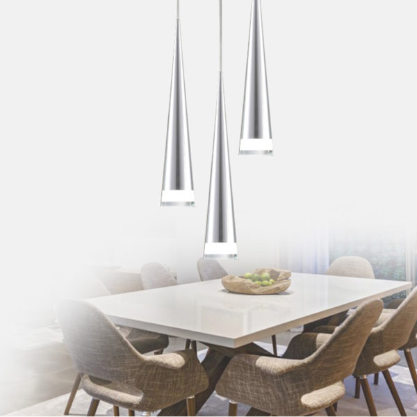 Modern Simple Acrylic LED Pendant Light 3-light Energy Saving - Image 6