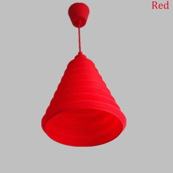 Rustic Style Colorful Silicone Pendant Light - Image 5